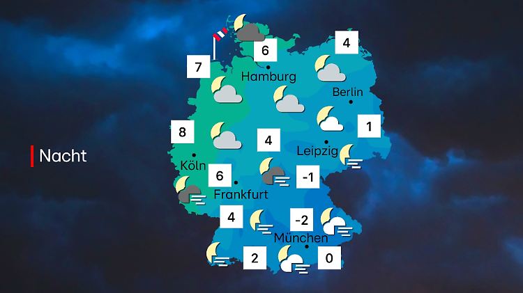 Winter hält sich weiter zurück: Frost im Südosten, 8 Grad im Westen