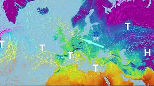 Regen, Wind und lokale Gewitter im Süden Europas