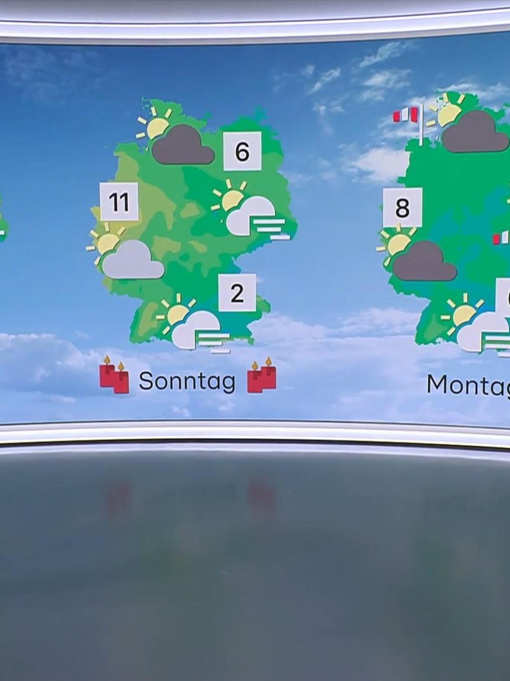 Aktuelle 3-Tage-Wettervorhersage - wenn der Wetter-Moderator mal ausfällt