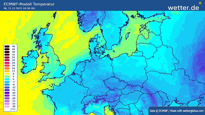 Silvester um 18 Uhr: Das ist ganz schön kalt.