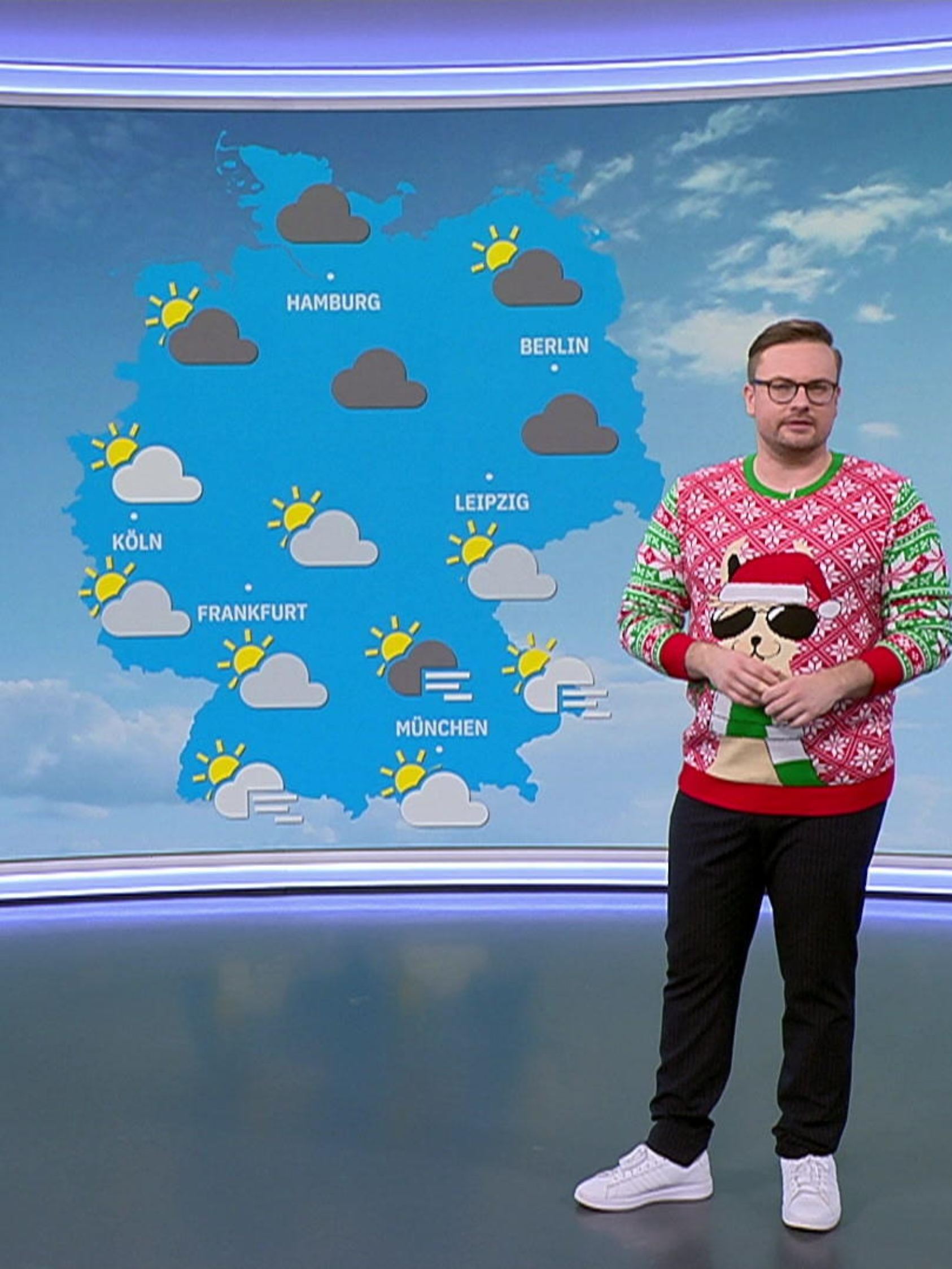 Aktuelle 3-Tage-Wettervorhersage - wenn der Wetter-Moderator mal ausfällt