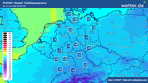 Tiefstwerte an Silvester um 24 Uhr 