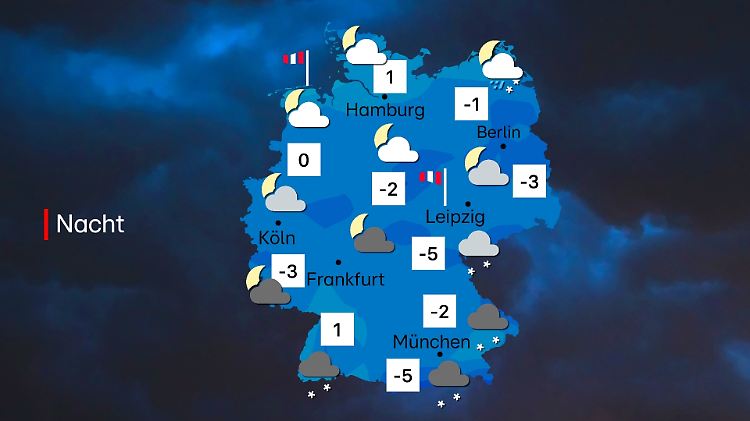 Eisige Nacht vor Heiligabend