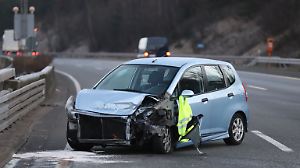 Glätteunfälle auf der A1