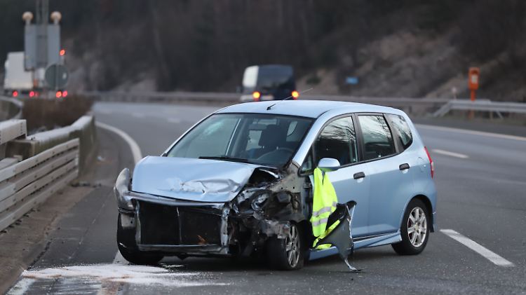 Glätteunfälle auf der A1