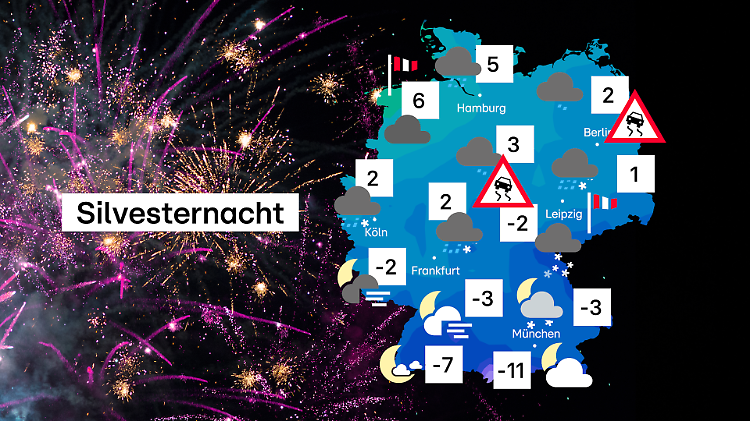 Bis -11 Grad! Klirrende Kälte in der Silvesternacht