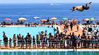 People enjoy the sunny weather in Cape Town