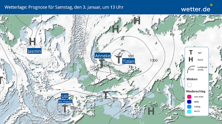 Am Samstag überwiegen wieder Wolken.