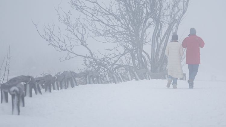 Winterwetter - Sturmtief Elli - Hessen