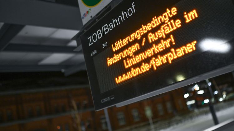 Winterwetter - Sturmtief «Elli» - Niedersachsen