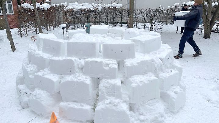 Winterwetter in Hamburg