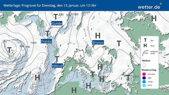 Die Luft wird milder.