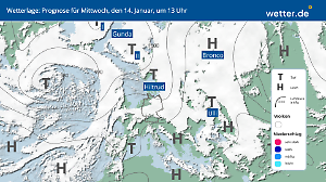 Frostige Nacht, milder Tag – Winter auf Stand-by
