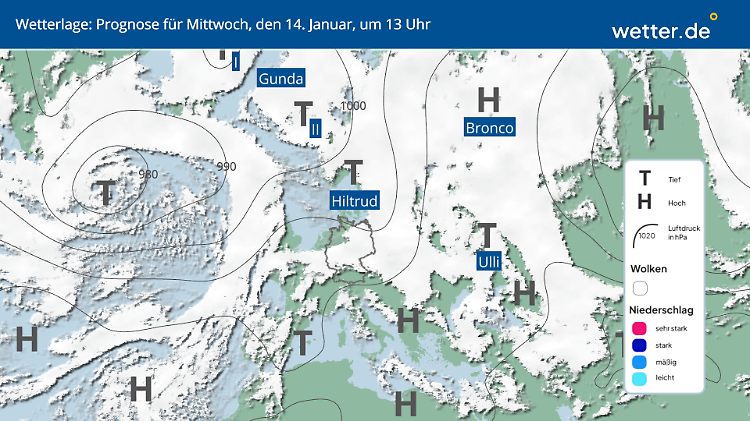Frostige Nacht, milder Tag – Winter auf Stand-by