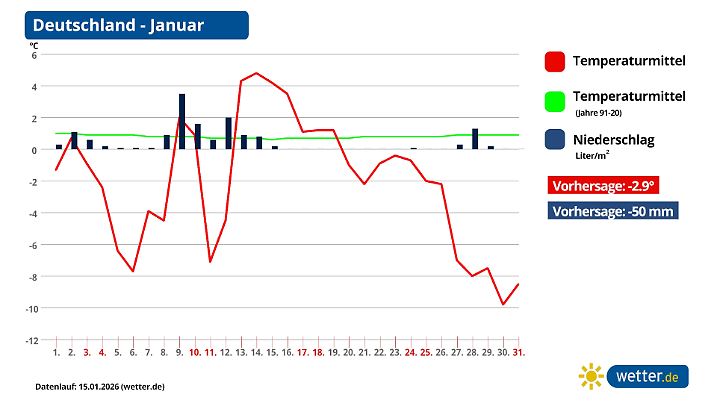 Unser aktuelle Januarprognose: Brrr