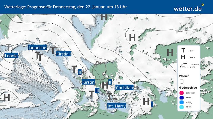Wetterlage vom 21. 01.2026