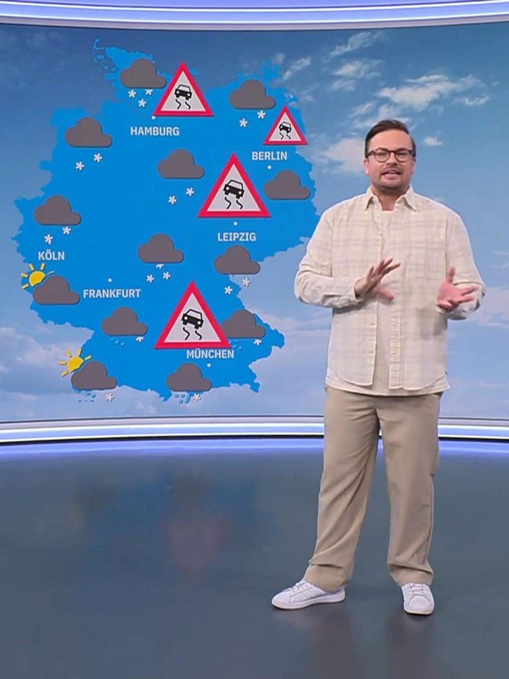 Aktuelle 3-Tage-Wettervorhersage