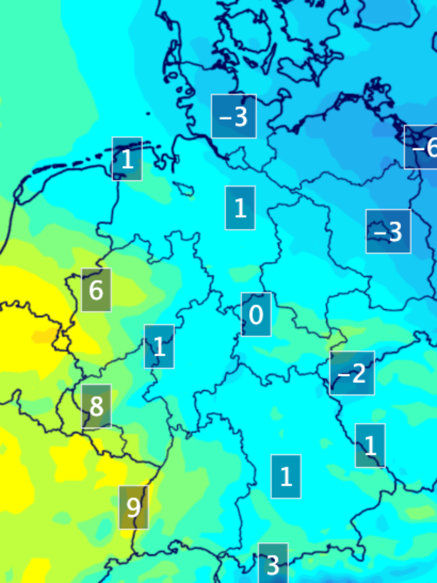 Höchstwerte Deutschland