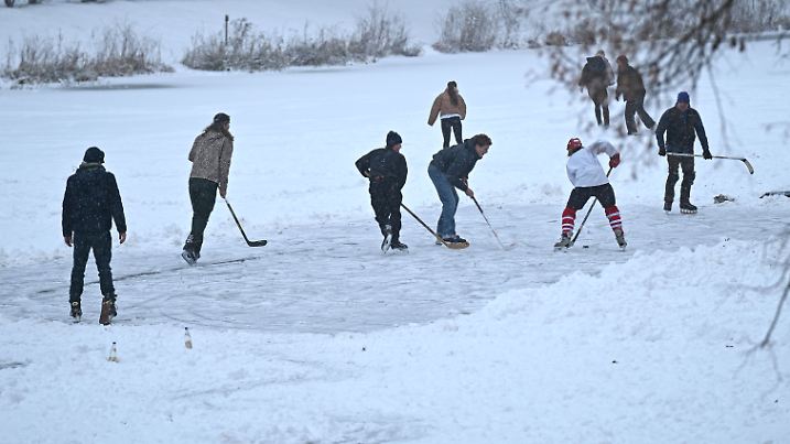 Winterwetter in Sachsen