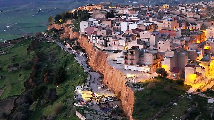 Erdrutsch in Sizilien