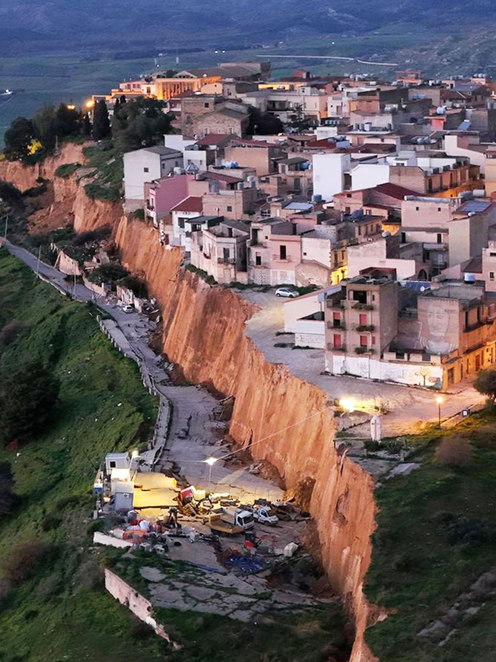 Erdrutsch in Sizilien