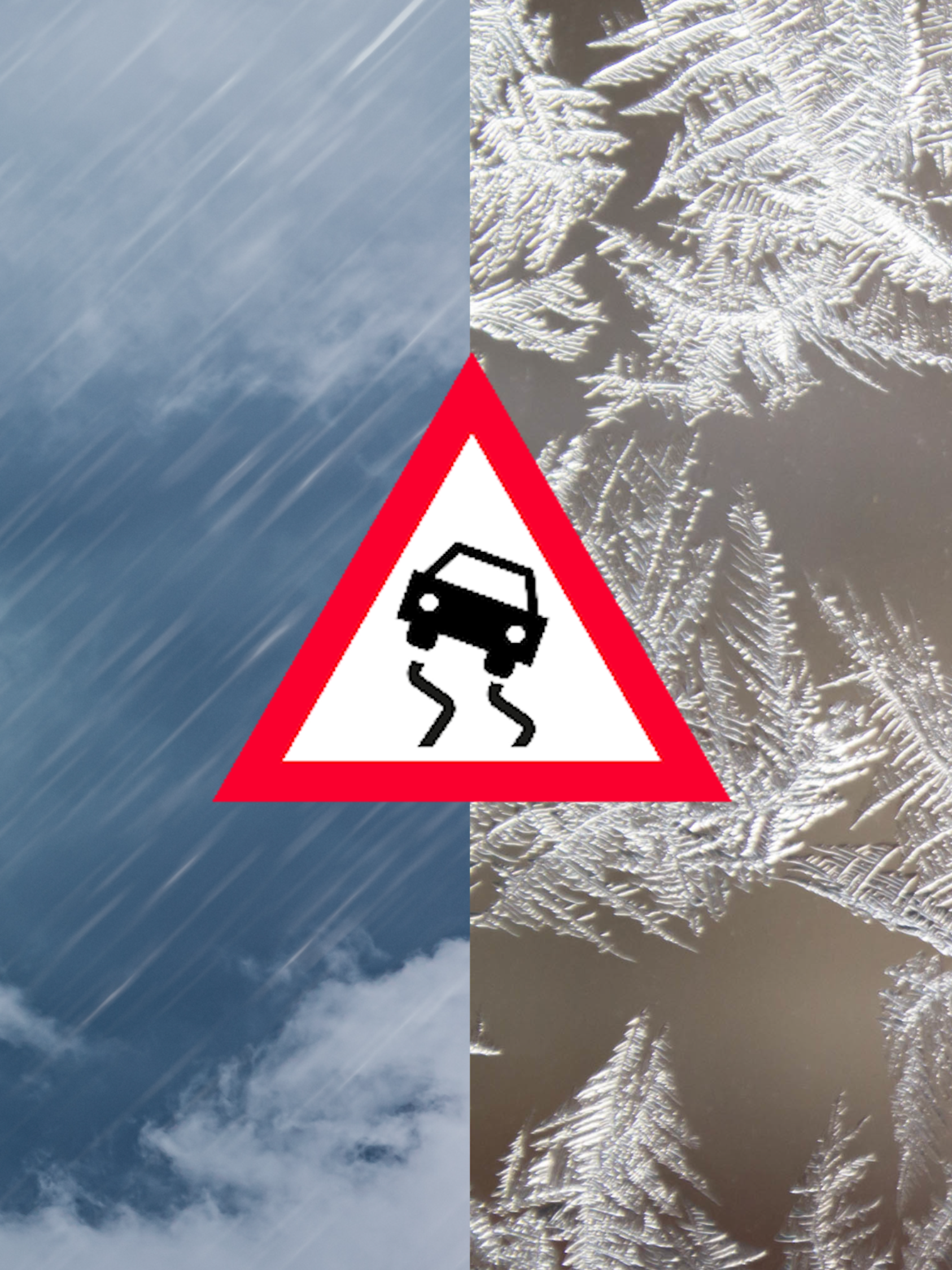 Grenzwetterlage bringt krasse Kontraste und Glättegefahr