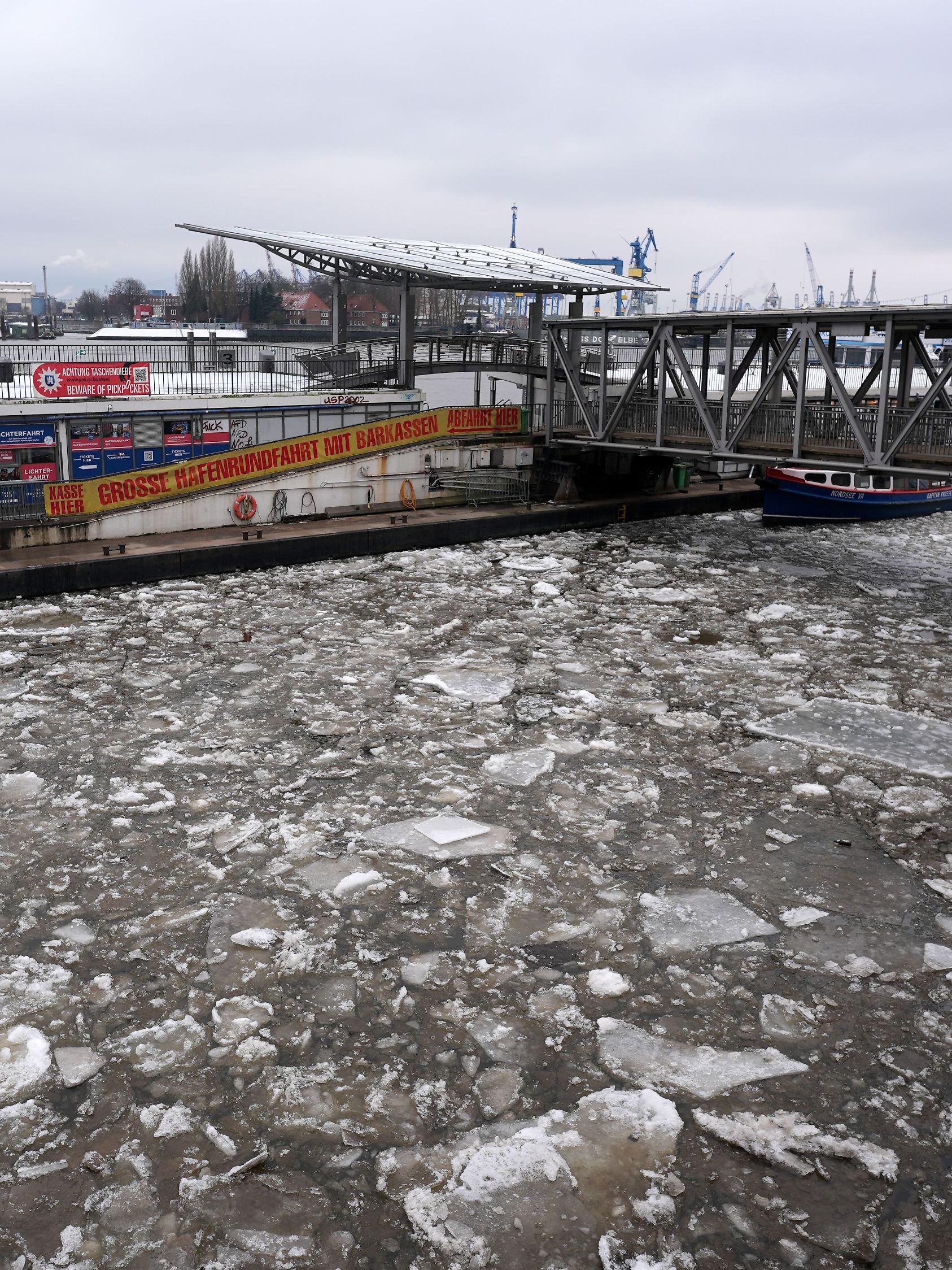 Winterwetter in Hamburg