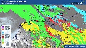 Hier drohen weiterhin gefrierender Regen, Schnee und Glätte