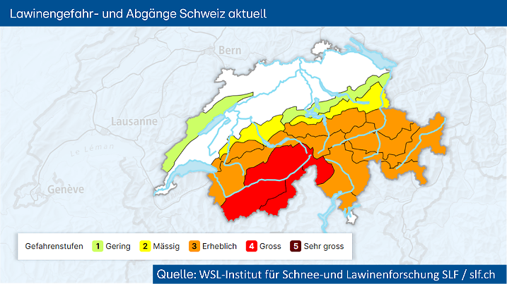 Lawinengefahr Schweiz