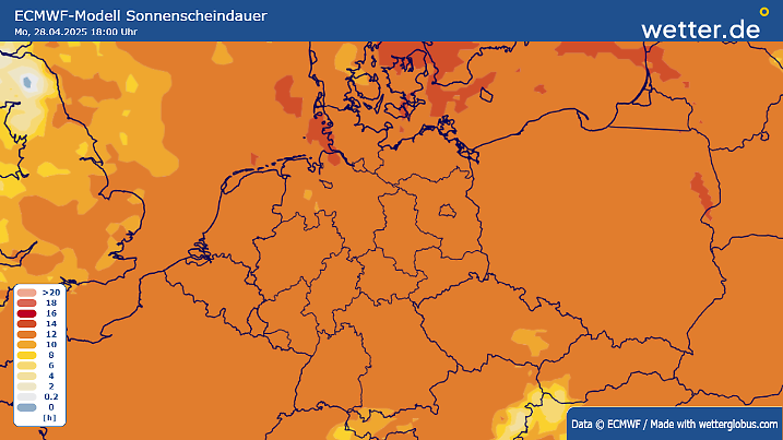 April geht sehr sonnig zu Ende
