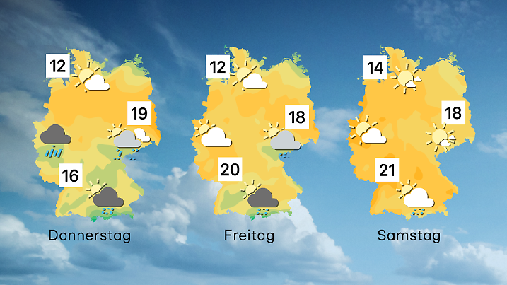 3-Tage-Wettertrend