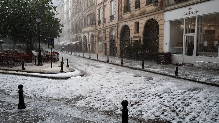 Violent Storm In Paris