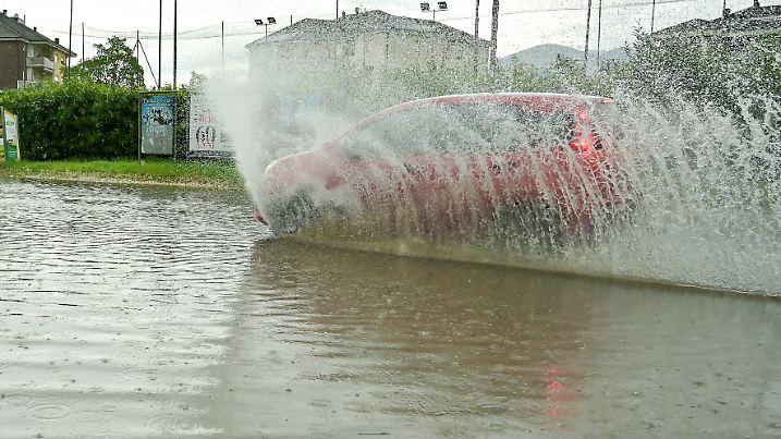 Schlechtes Wetter: Regen in Mittelitalien