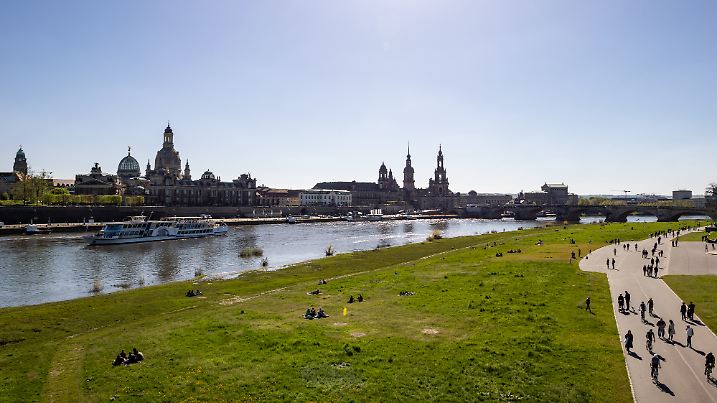 Dresden und die Elbe bilden ein tolles Gespann 