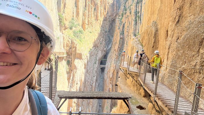 Einer der gefährlichsten Wanderwege der Welt ist der Caminito del Rey 
