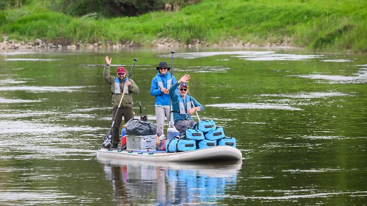 Stand-Up-Paddler wollen Weser auf rund 430 km nonstop befahren