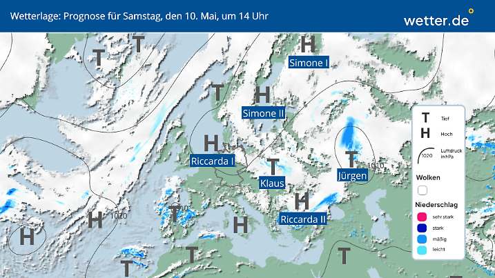 Hoch Riccarda blockt alle Tief-Versuche ab