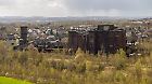 
Dortmund, North Rhine-Westphalia, Germany - April 07, 2016: View over Kokerei Hansa (Hansa coking plant), seen from Deusenberg