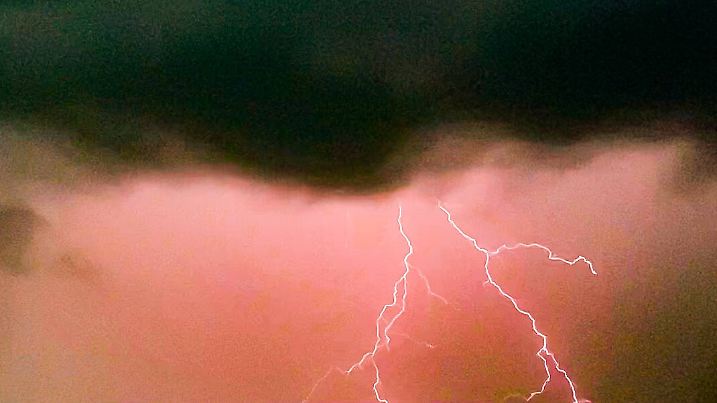 Spanien, Gewitter über Port d Andratx, Mallorca Ballearen ,Mallorca, schwere Gewitter, wie hier in Port Andratx, Blitze,