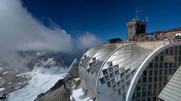 Schneeferner, Munchner Haus *** Zugspitze, Zugspitzbahn, Grainau