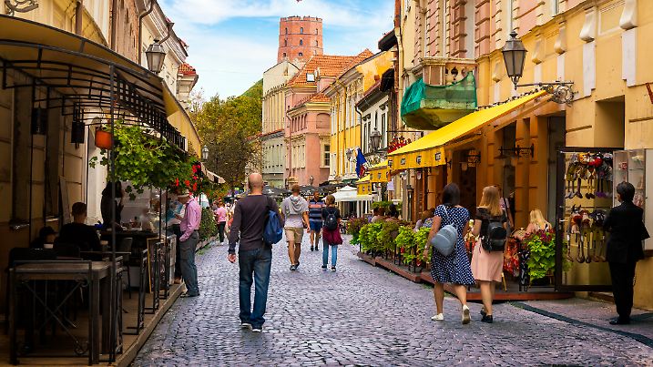 Geschichtslabyrinth – Die barocken Gassen der Vilniusser Altstadt, kompakt genug für Entdeckungen zu Fuß.
