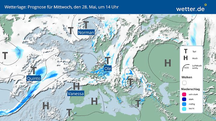 Wetterlage Karte