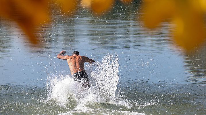 Baden ist derzeit nichts für Warmduscher.