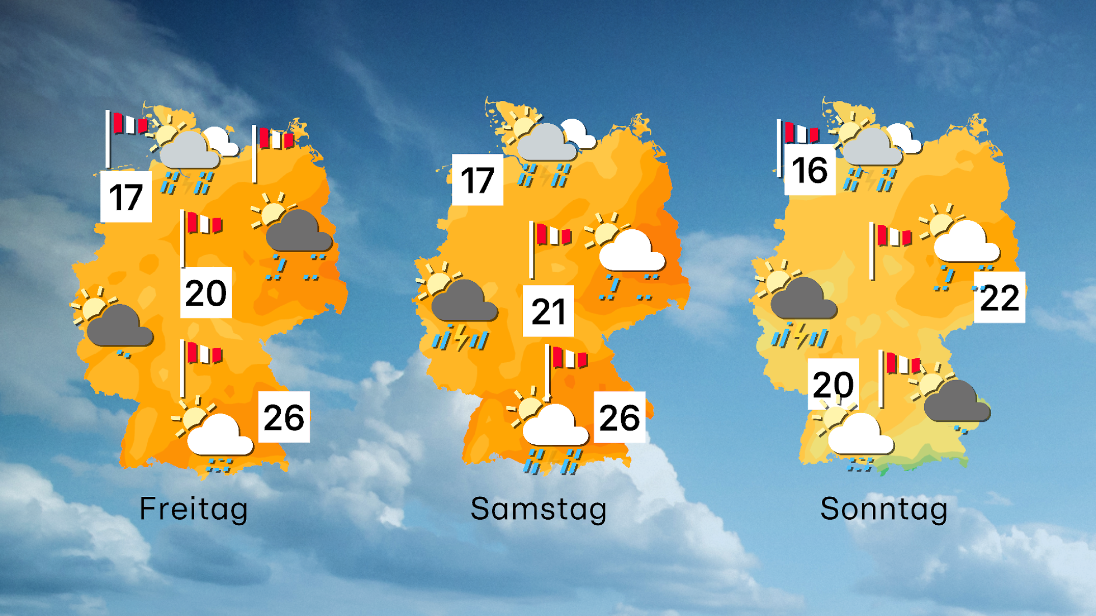 Wetter Pfingsten 2022