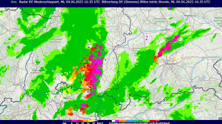 Da ist ganz schön was gebacken im Süden von Deutschland.