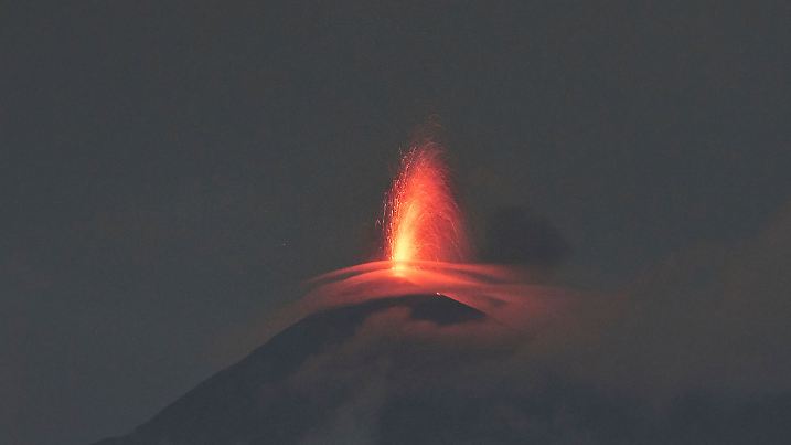 Vulkan in Guatemala wird aktiv