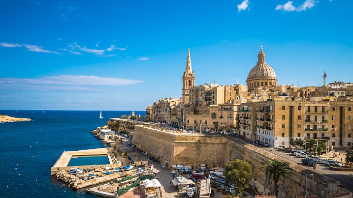 View of Valletta, the capital of Malta