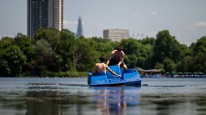 Hot summer day, in London