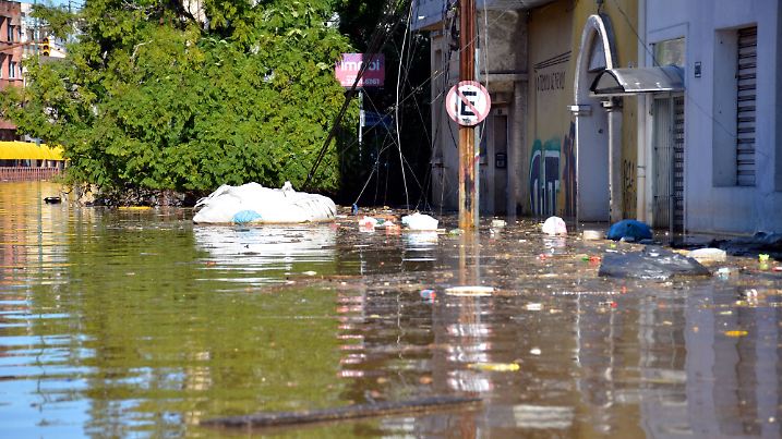 Rain causes problems again in the metropolitan region of Porto Alegre, in Rio Grande do Sul