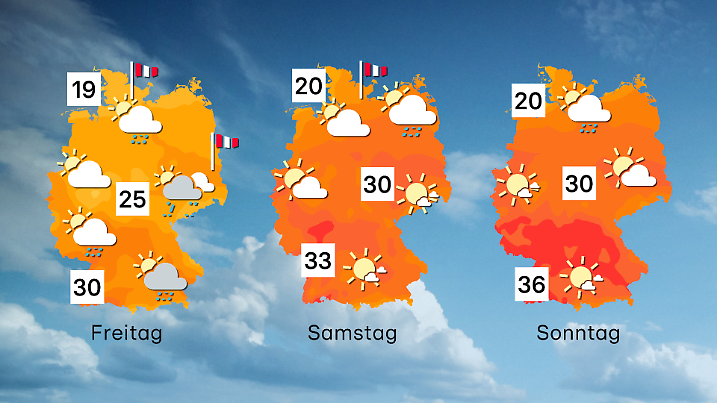 Prognose: Gewitter und Schauer lassen nach